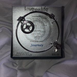 Love this life stainless steel expandable bracelet